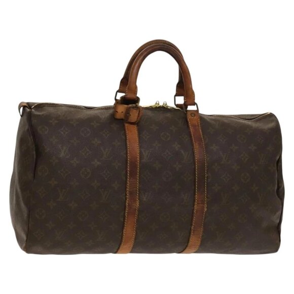LOUIS VUITTON Monogram Keepall 50 Boston Bag Vintage M41426 LV Auth 137698 - Picture 1 of 15